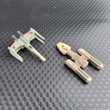 Micro Machines Star Wars Galoob 1995 X-Wing Y-Wing Starfighters Action Fleet Vtg