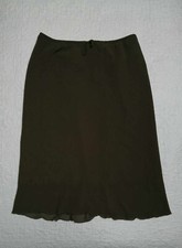 Jupe verte kaki polyester