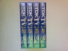4 Cassette VHS Vierge TDK TV