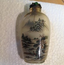 Rare Antique  Glass Snuff