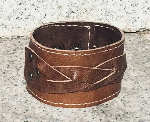 Bracelet cuir tressé pour - en,