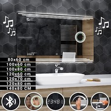 Moderne Miroir Salle De Bain Lumineux LED INTERRUPTEUR | BLUETOOTH BIRMA