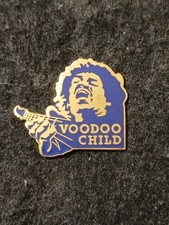 Pin's Musique Jimmy Hendrix Voodoo Child Signé Demons Et Merveilles