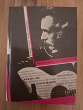 Livre rare : Georges Brassens, Poésies et chansons, Moscou, Radouga, 1990