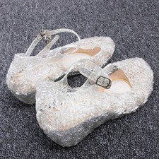  1 paire de sandales bébé fille petite fille sandales à talons hauts en gelée