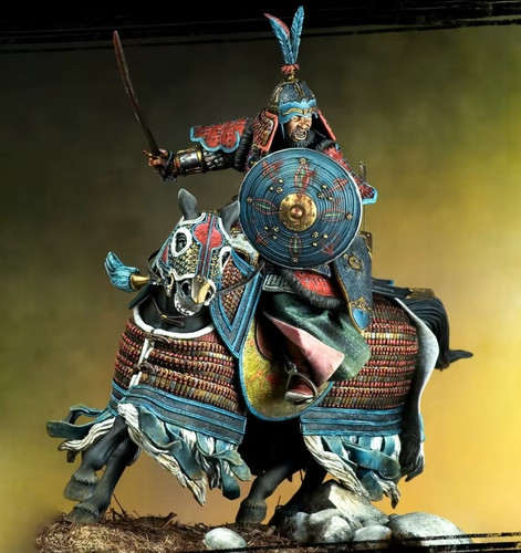 Figurines guerriers japonais