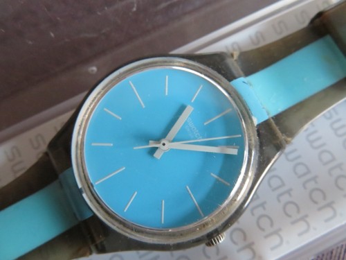Montre swatch bleu - swatch,