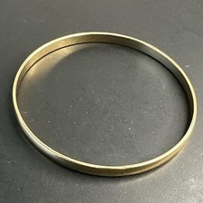 Ancien bracelet Chaine Tank Maille Gourmette Plaquer Or 18k 750 Jonc art deco 