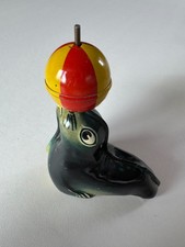 jouet ancien en tôle otarie