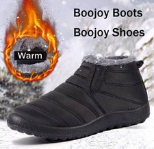 Bottes d'Hiver, Homme Femme Bottes de Neige d'Hiver Imperméable Antidérapant Chaussons
