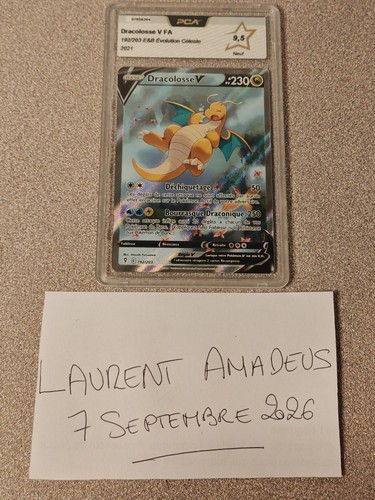 Carte pokémon gradée pca - pokémon,