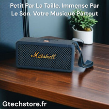 Mini Haut-Parleur Bluetooth Étanche, Marshall W3 Rétro Classique Et Son Puissant