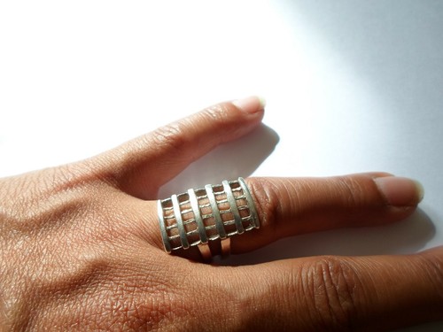 Bague argent massif - argent,