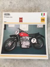 Gilera 500 Saturno cross 1956 Carte moto Collection Atlas Italie