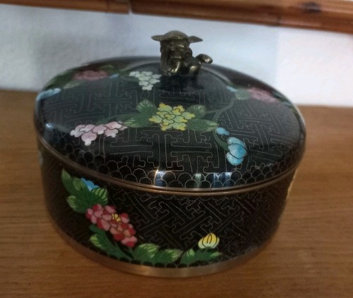 Boite chinoise émail - en,