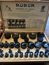 Coffret Tasseaux Pose de  Verres de  Montres Horlogerie  Watch Glass  H 4