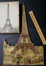 Tour Eiffel Jeu de Construction 98Cm Paris Exposition Universelle 1889 + Boite