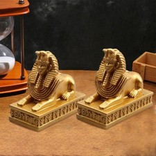 2x Statues de Sphinx Figurines