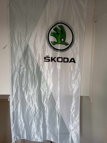 Skoda banderole publicitaire - banderole,