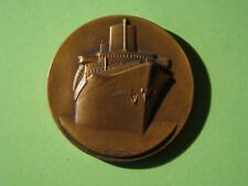 médaille paquebot NORMANDIE Cie générale transatlantique - french line