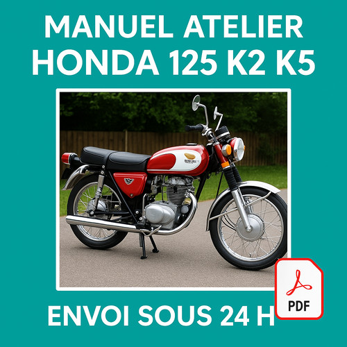 Manuel atelier honda 125 k5 - 125, k2