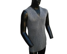 Chemise sans manches en cotte