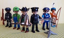 PLAYMOBIL VILLAGE PEOPLE SAN FRANCISCO IN THE NAVY DANCE DISCO GAY LEATHER RARE