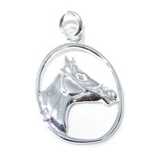 Pendentif cheval en argent