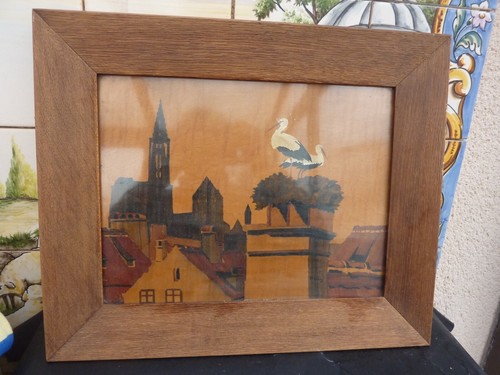 Trés beau ancien tableau - beau, et