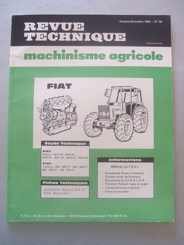 Revue technique tracteur - revue,