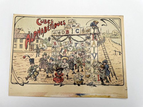 Ancien chromo imagerie jeu - du,
