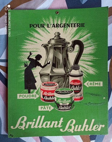 Ancien carton publicitaire - carton,