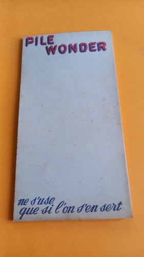 Carnet publicitaire pile - carnet,