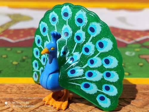 Playmobil figurine paon - playmobil, oiseau