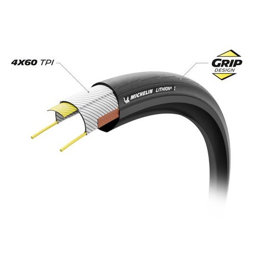 Pneu route 700x25c michelin - 700x25c, ts