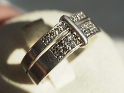 Bague vintage argent massif - bague,