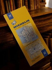 Carte routière ancienne