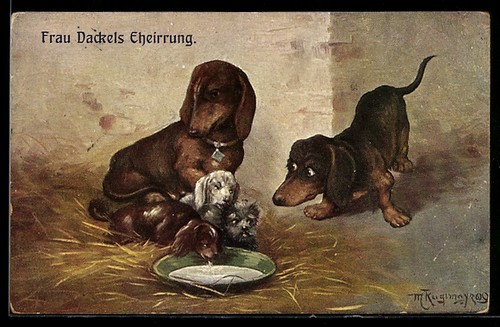 Carte postale artiste femme - carte, d'artiste
