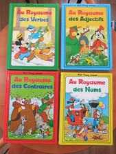 Disney Présente : Lot 4 Manuels. Au Royaume Des Adjectifs/Verbes/Noms/Contraires