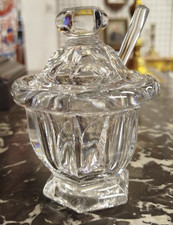 MOUTARDIER BACCARAT Cristal modele HARCOURT Art Table Ancien 5VitA 13/10