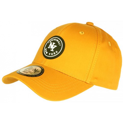 Casquette jaune ecusson - casquette,