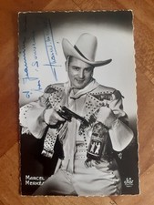 Marcel MERKÈS, chanteur, artiste, Autographe, Carte postale, Dédicace