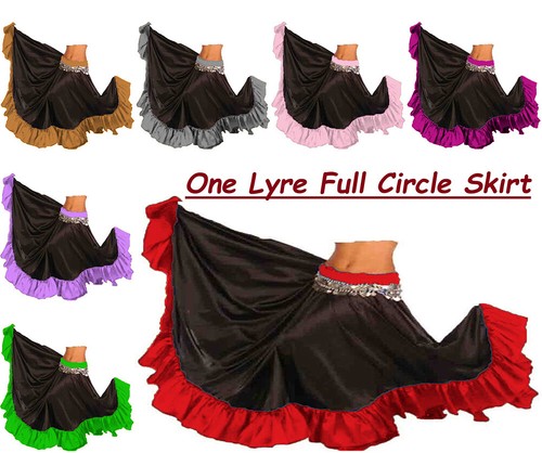 Satin gypsy flamenco skirt - gypsy,