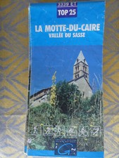 carte IGN bleue 1/25000 3339 ET top 25 la motte du caire edition 1   1997