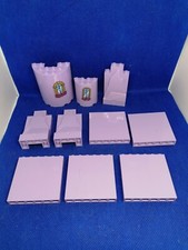 LEGO lot x10 mur Brique   rose