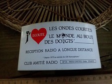 ancien autocollant radio FM le