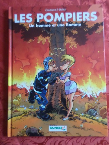 Les pompiers un homme - les,