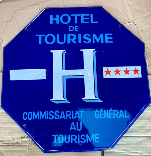Plaque émaillée ancienne - Émaillée,