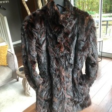 veste fourrure vison véritable 