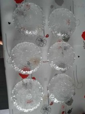 rare ancienne bobèche coupelle verre ou cristal point diamant lustre ou autre